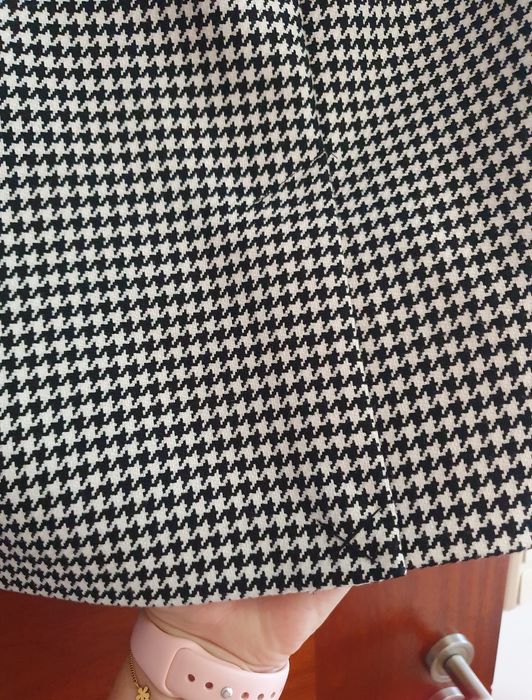 Spódnica ołówkowa pepitka H&M stan idealny rozm. L