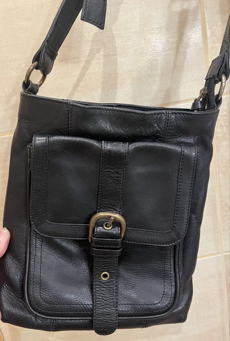 Listonoszka torebka skóra naturalna