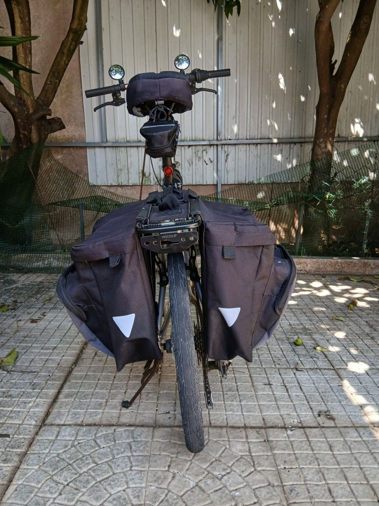 Bicicleta dobravel com extras