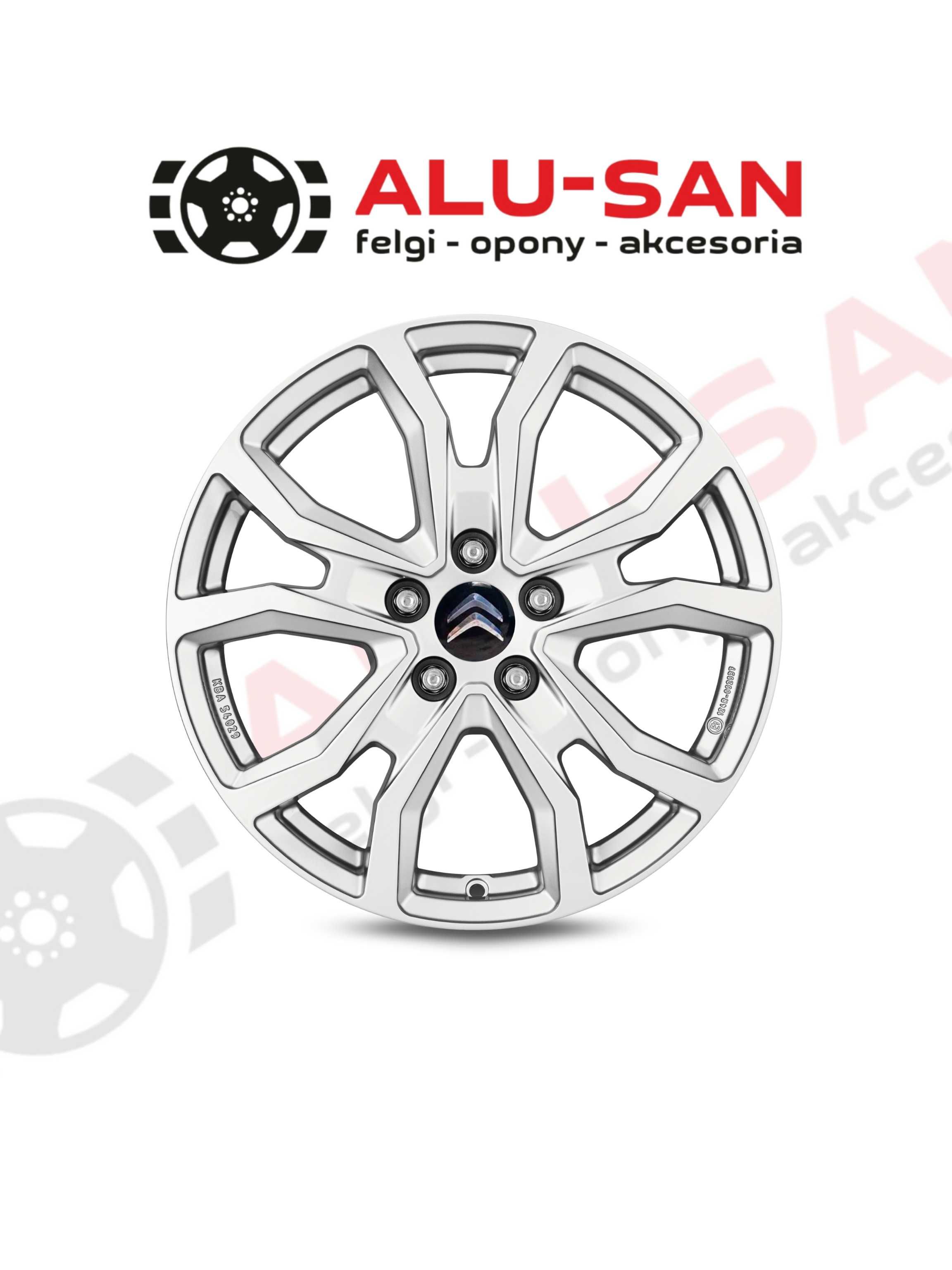 Nowe Alufelgi 16" Citroen Berlingo C4 Jumpyspace Tourer Srebrny 5x108