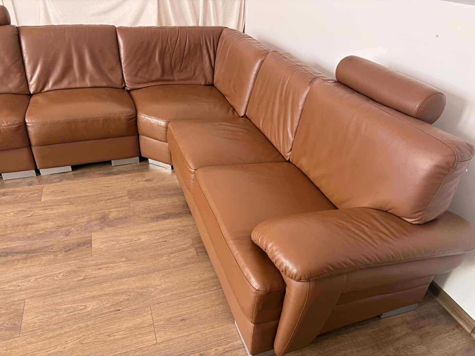 Skórzana sofa modułowa