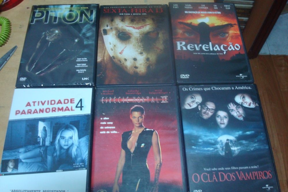 lote 13 filmes originais terror, hostel, etc