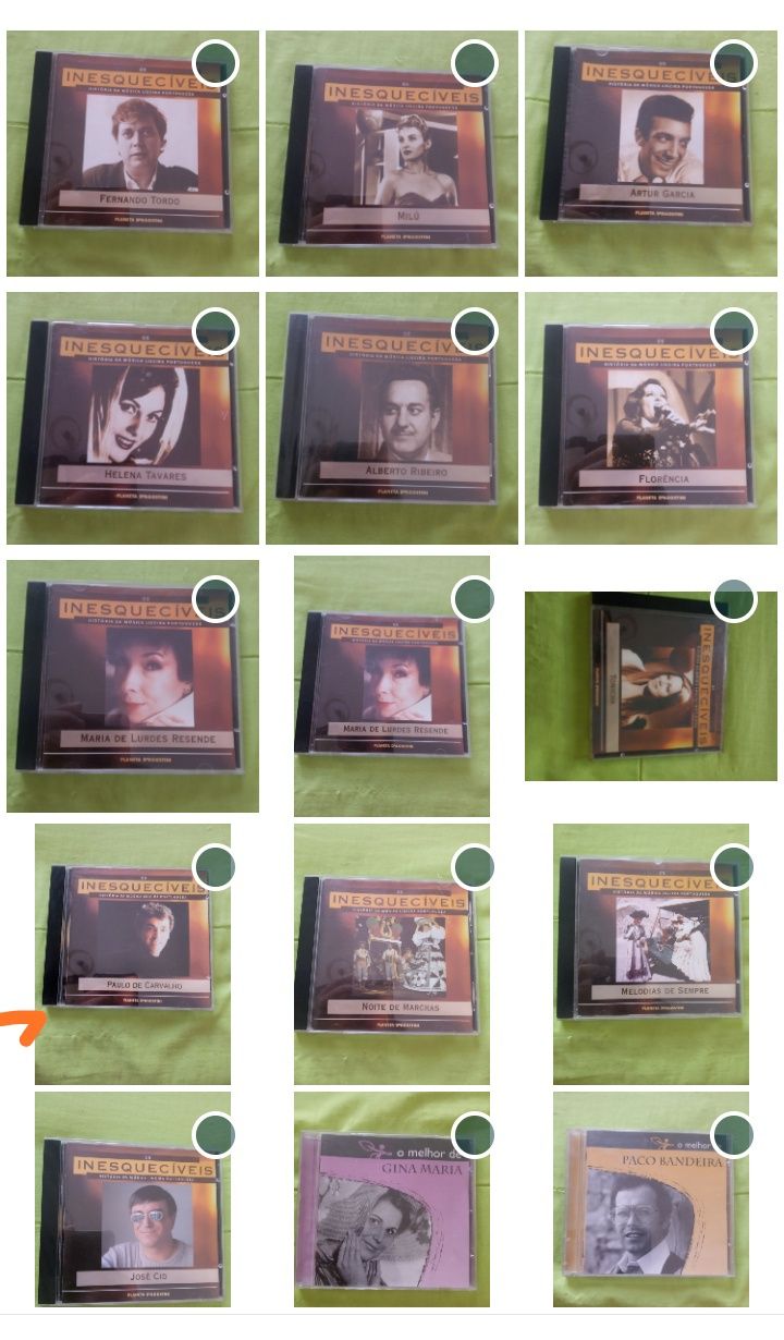 Lote de CD's de FADOS e outros