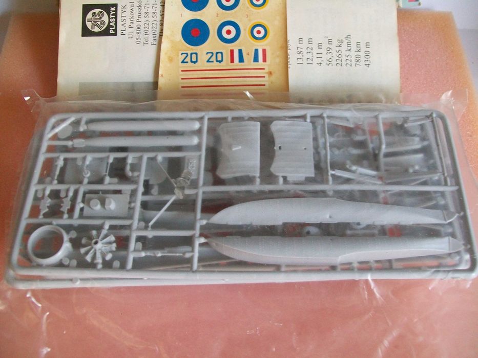 Model Swordfish 1/72 Zts Plastyk