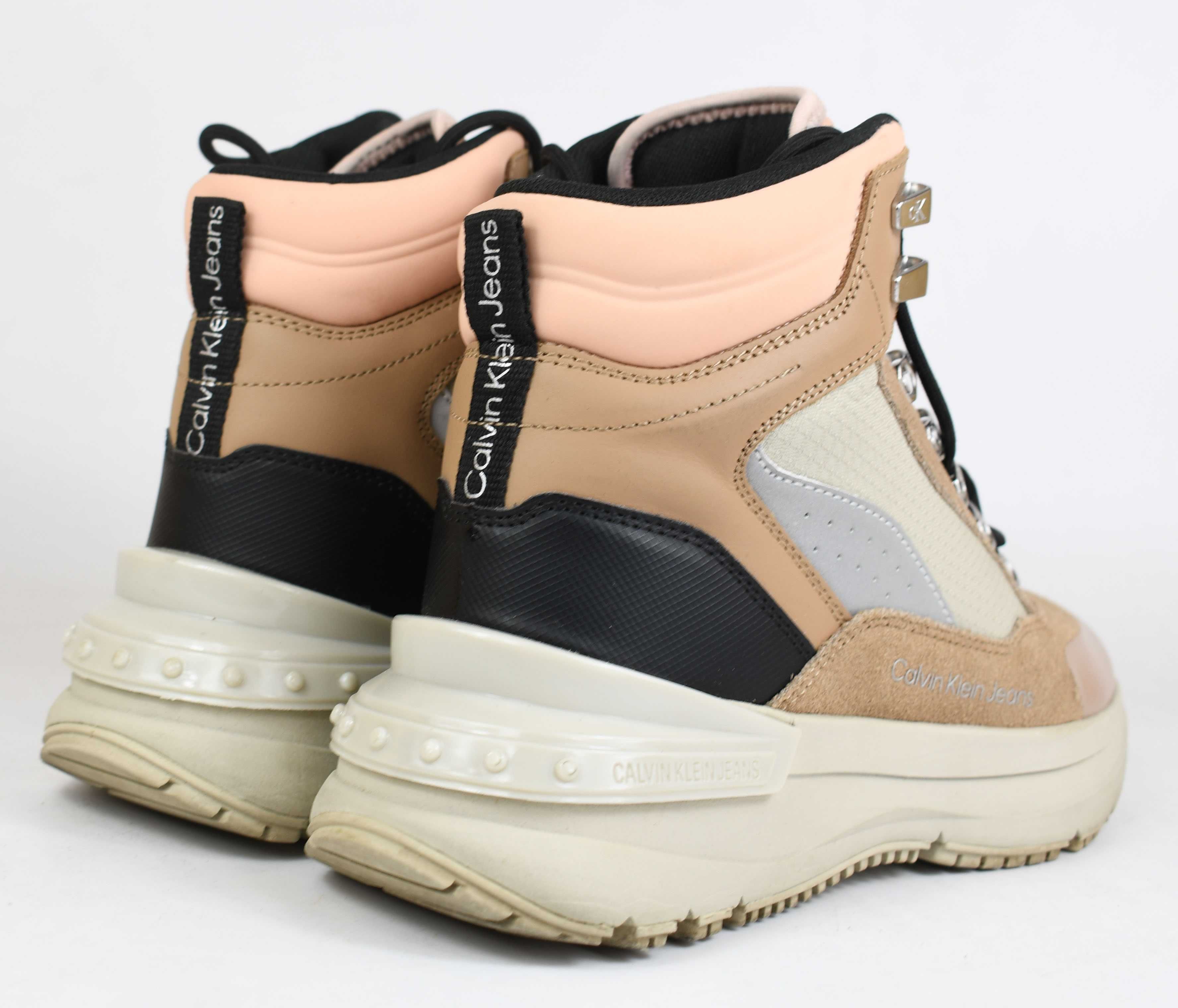 Używane z wadą calvin klein chunky runner laceup high roz. 38