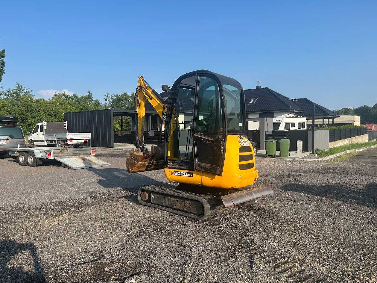 Minikoparka JCB 8020 - Możliwy Transport