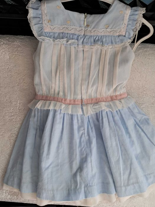 Vestido azul marca kauli 6anos