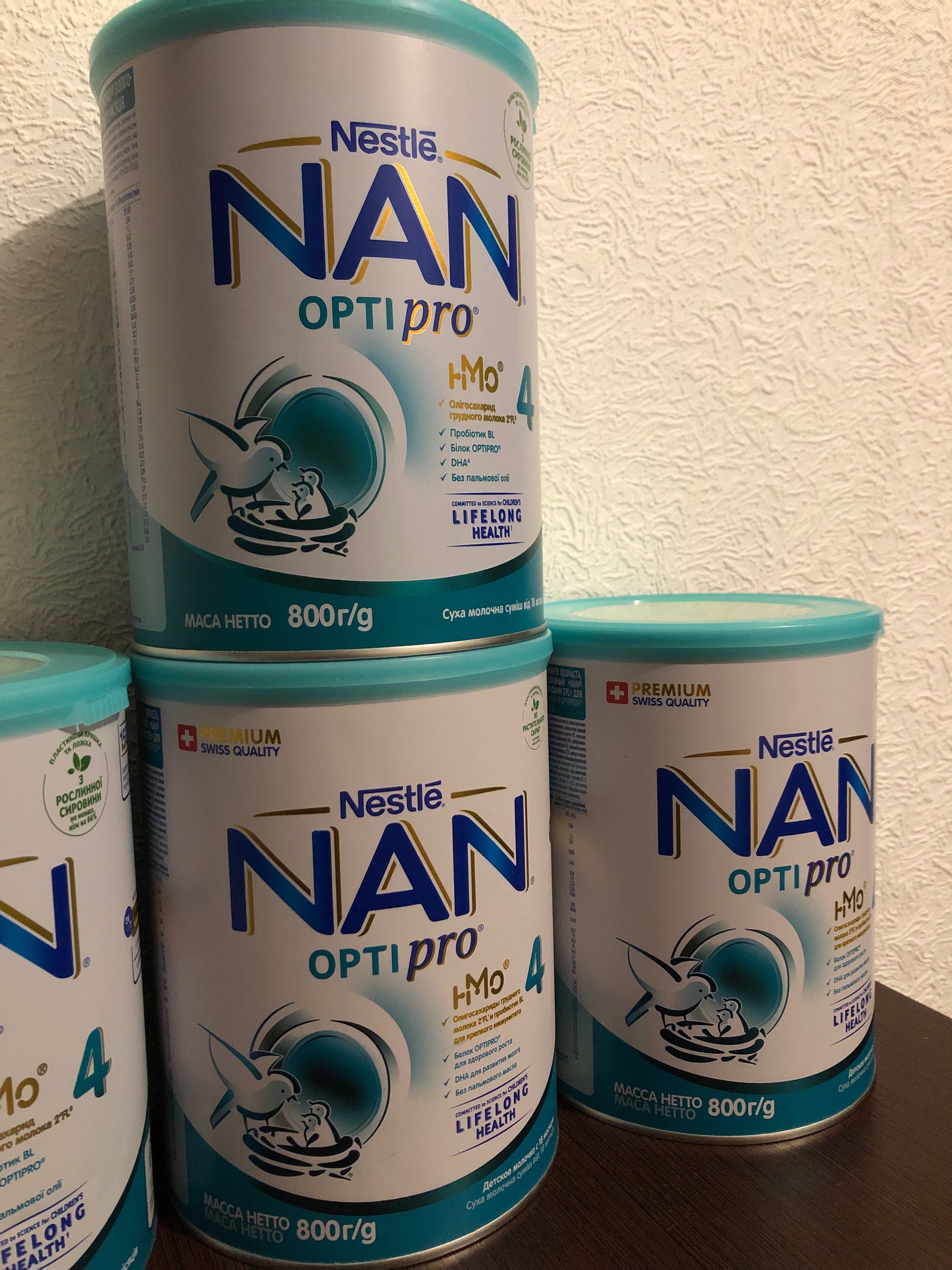 Смесь Nestle NAN Optipro 4 для детей от 18 месяцев суміш