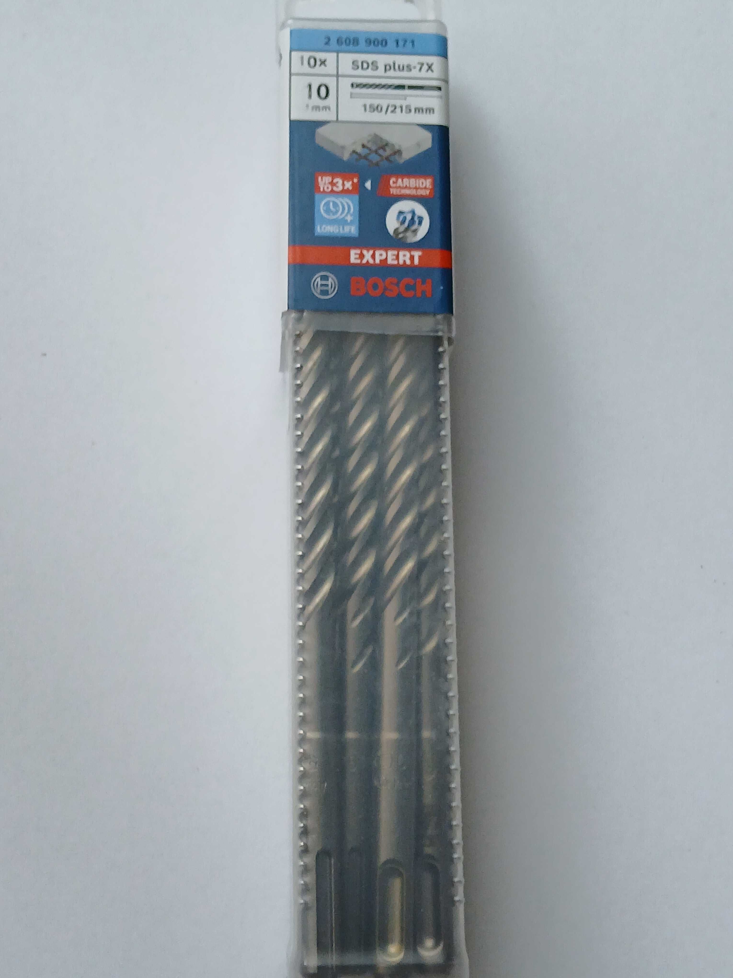 Wiertła udarowe Bosch EXPERT SDS plus-7X 10 x 150 x 215 mm, 10 szt.