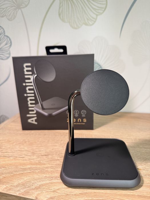 Бездротова зарядка ZENS Magnetic 3-In-1 Aluminium Wireless Charger