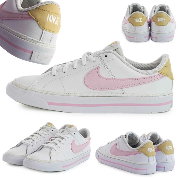 Nike COURT LEGACY Sneakersy niskie RÓŻ PUDROWY EUR 38 / 24 CM NOWE