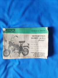 Motorynka instrukcja obsługi Predom Romet M2, z 1981 r
ORGINAŁ