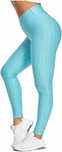 LEGINSY legginsy SPORTOWE PUSH UP karbowane niebieskie turkusowe XL 42