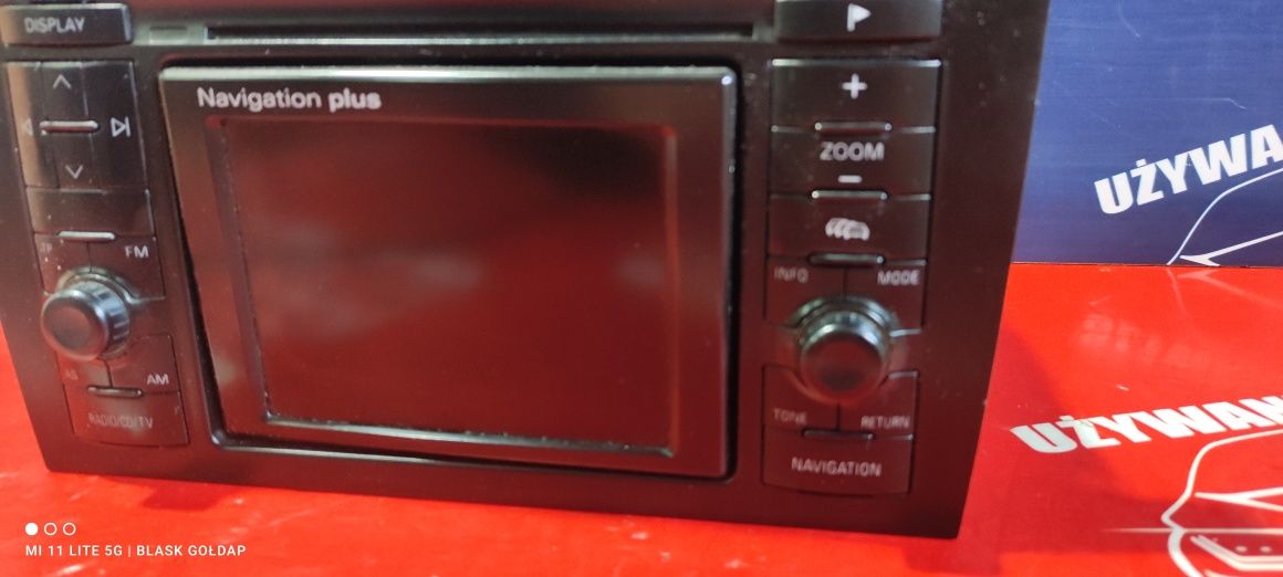 Radio Navigation Plus Blaupunkt z Kodem  Audi A6 C5 1999 Blask Gołdap
