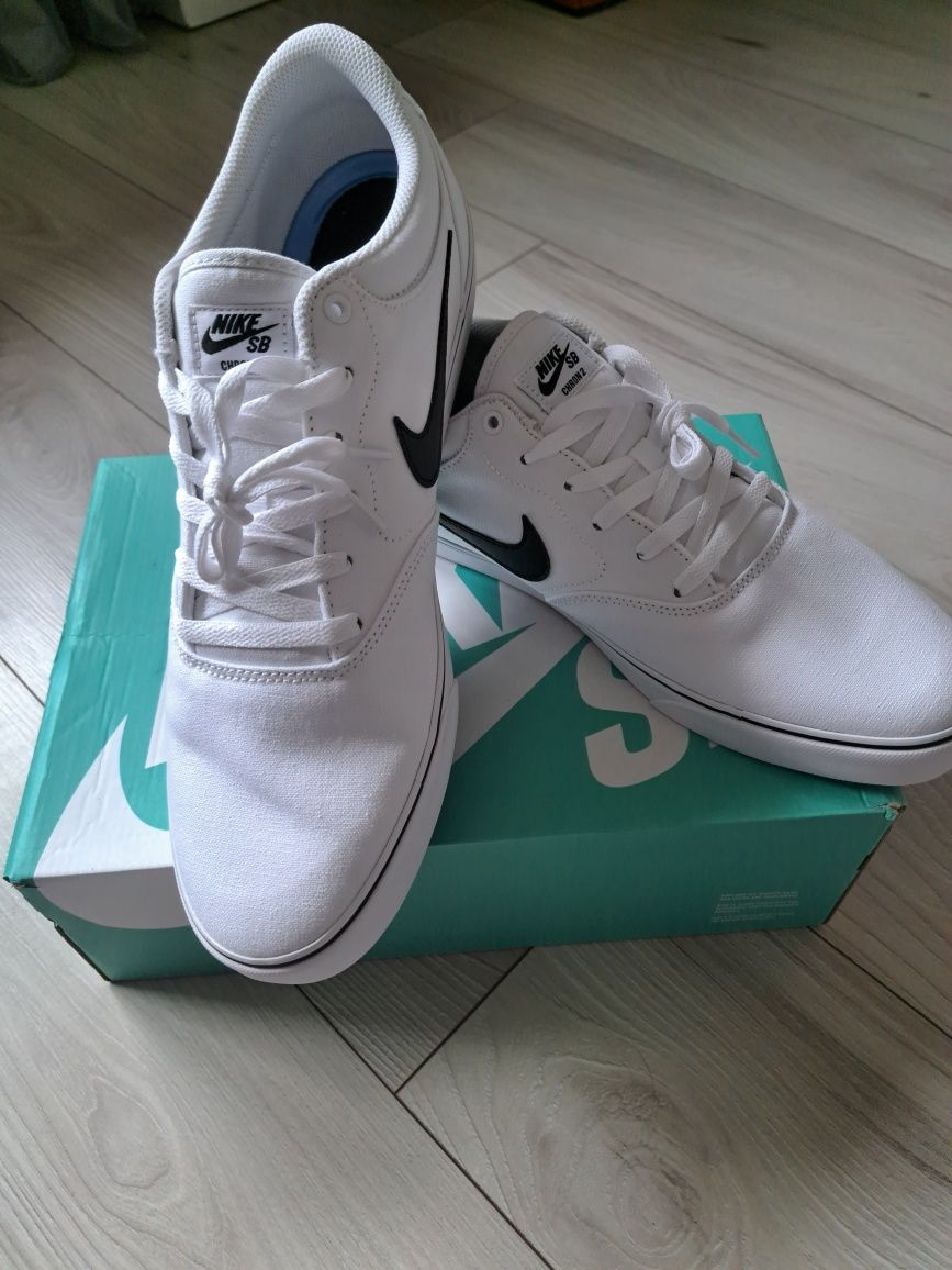 Trampki Męskie Biale Nike..SB Nowe
