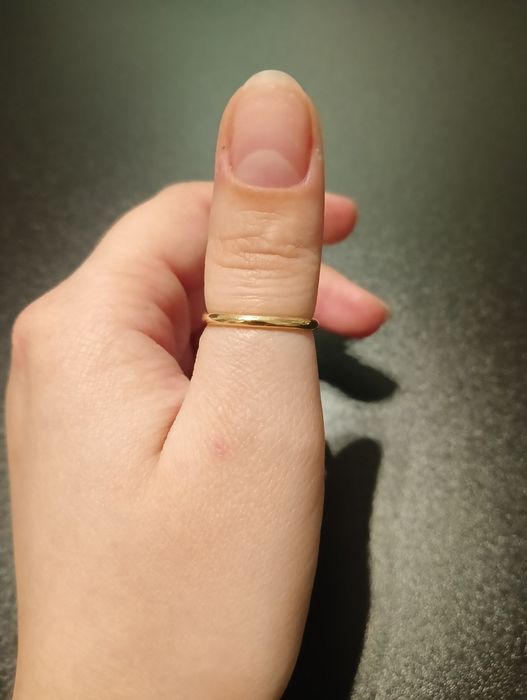 Obrączka 585 1,64g rozm.14