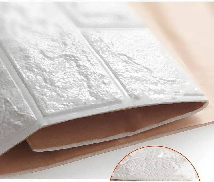 Акція! Біла цегла, самоклеючі 3д панелі, самоклейка, шпалери, декор