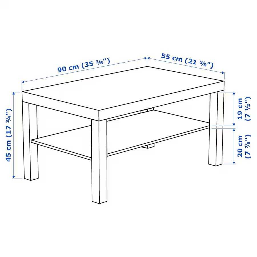 Mesa Centro Ikea, 90cm x55 cm