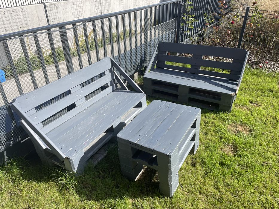 Meble ogrodowe z palet