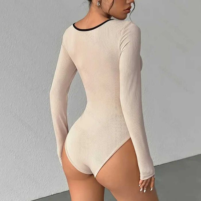 Стильне боді з довгим рукавом