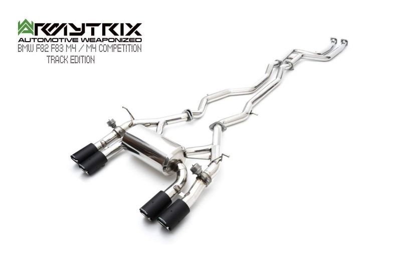 Escape Armytrix Bmw F82 / F83 M4  Competition com ponteiras em carbono