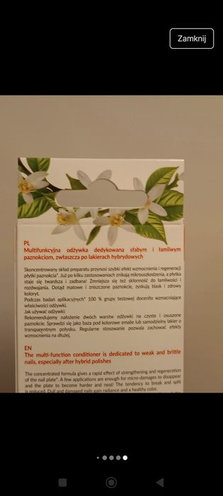 Intensywna odżywka do paznokci LC+