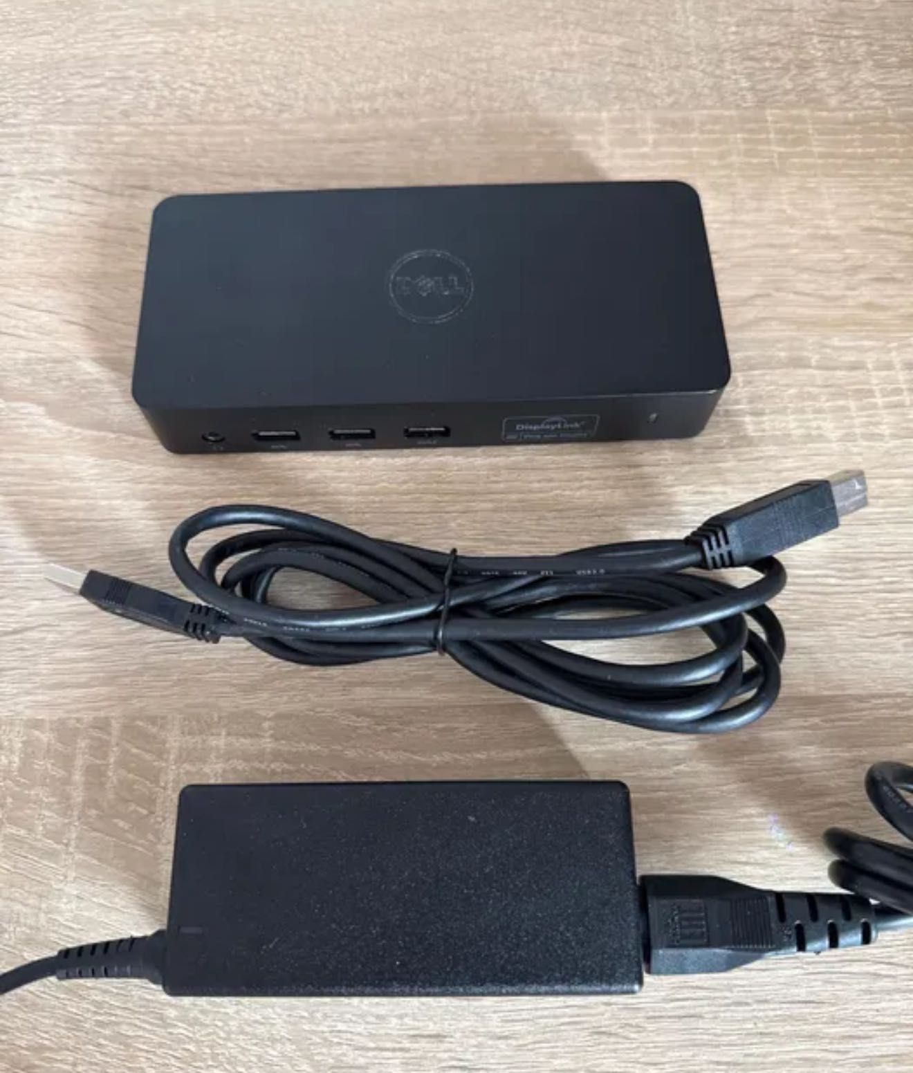 Oryginalna Stacja dokująca Dell D3100 Display Link 4K HDMI DP zestaw