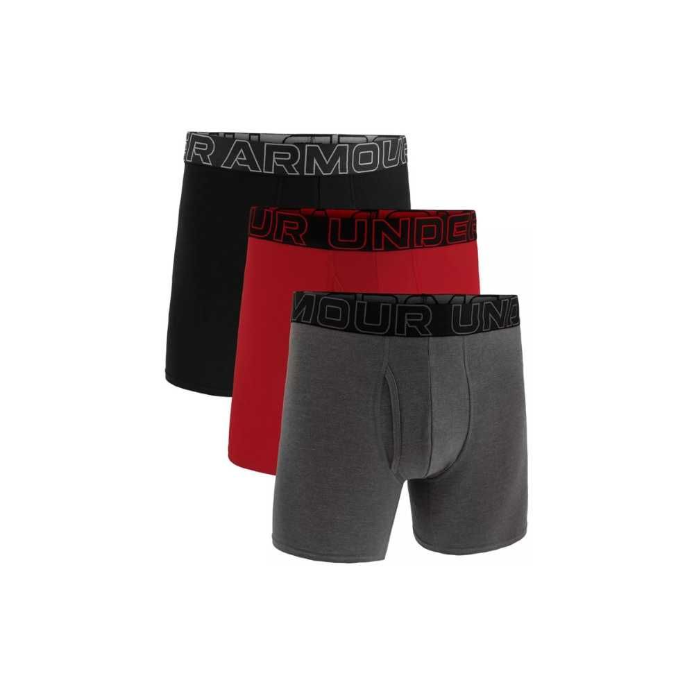 Bokserki UA Under Armour męskie performance cotton 3pak różne rozmiary