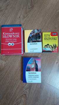 Słowniki hiszpański, angielski i chorwacki, Gratis wysyłka