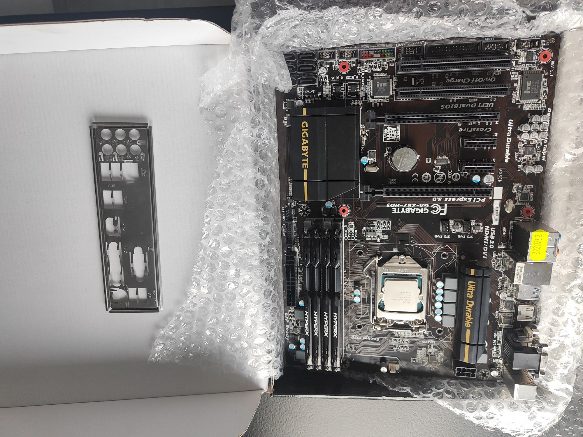 Płyta główna z87, 16GB RAM i procesor i5
