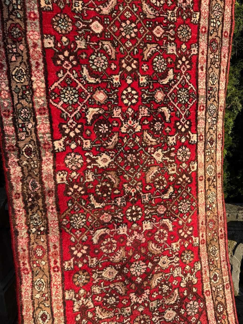 Chodnik dywan wełniany perski r.tkany Hamadan 425x105 galeria 19 tyś