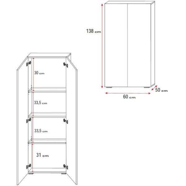 Łóżko piętrowe Raj 4 z biurkiem / meblościanka