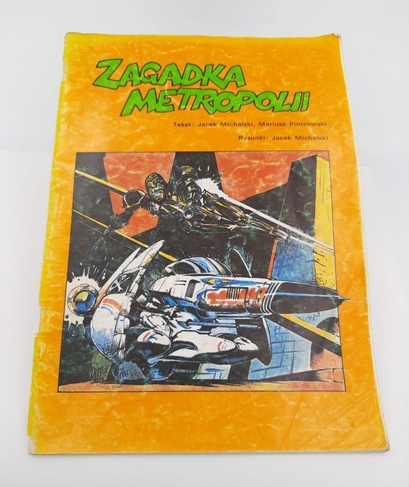 Stary komiks kolekcjonerski Zagadka Metropolii1989