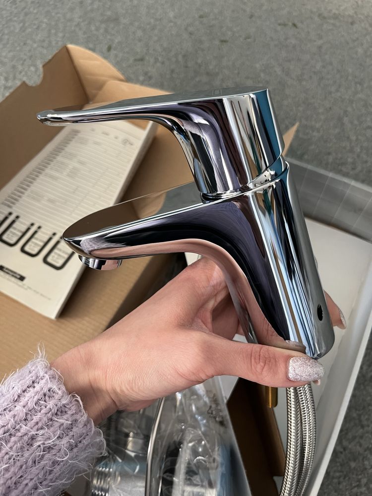 Hansgrohe bateria umywalkowa  srebrna