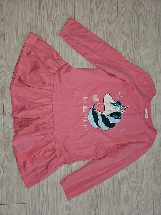 Ciepła sukienka/tunika 134-140