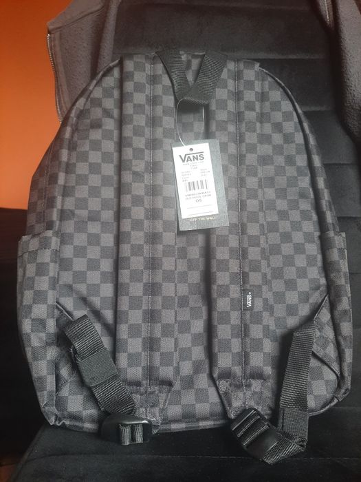 Plecak VANS old school grom check szary w kratkę