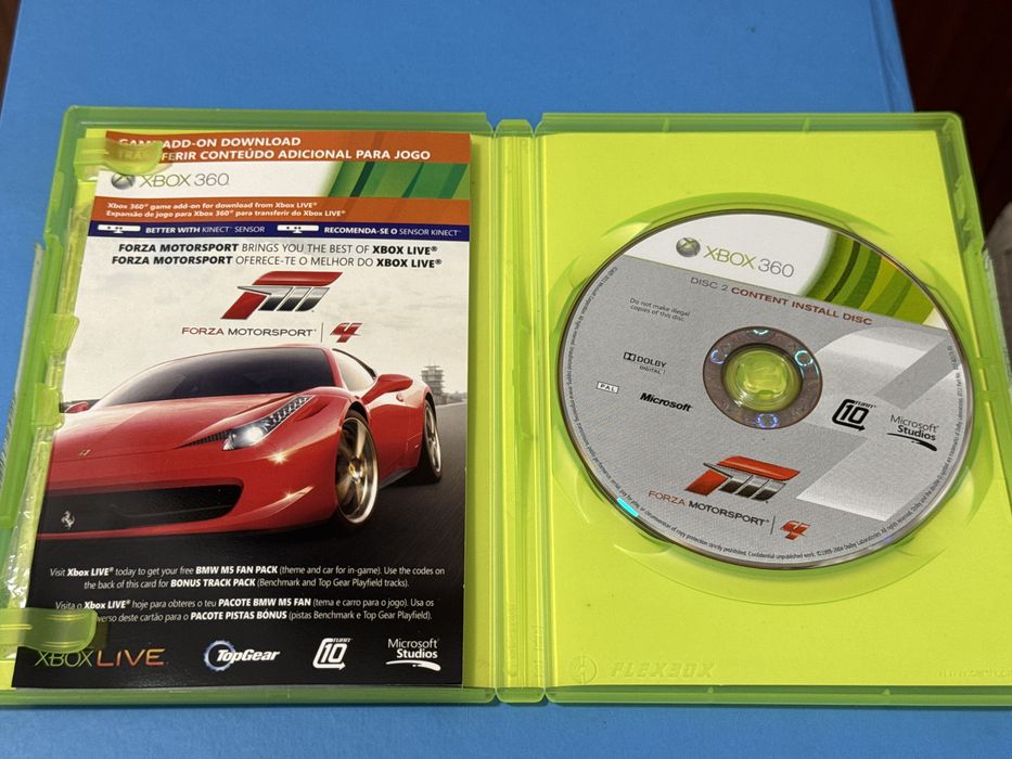 Jogos Oficiais XBOX 360 (Fifa 08 e Forza Motorsport4)