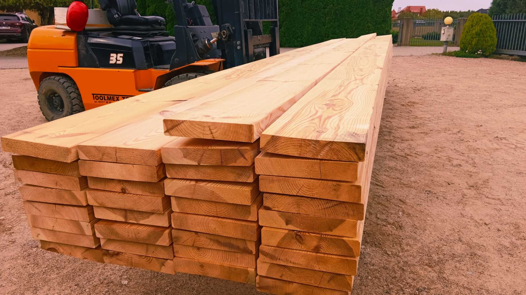 Wyprzedaż! Belka 45x245x6500 drewno strugane konstrukcyjne KVH C24