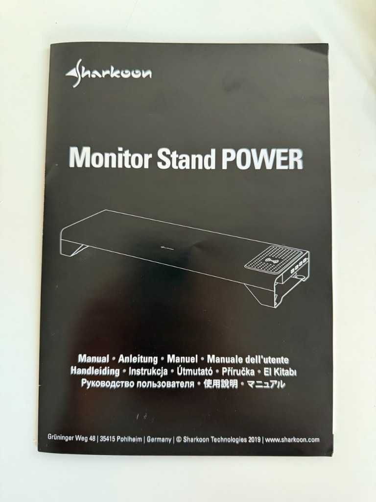 Sharkoon Podstawka pod monitor Power czarny
