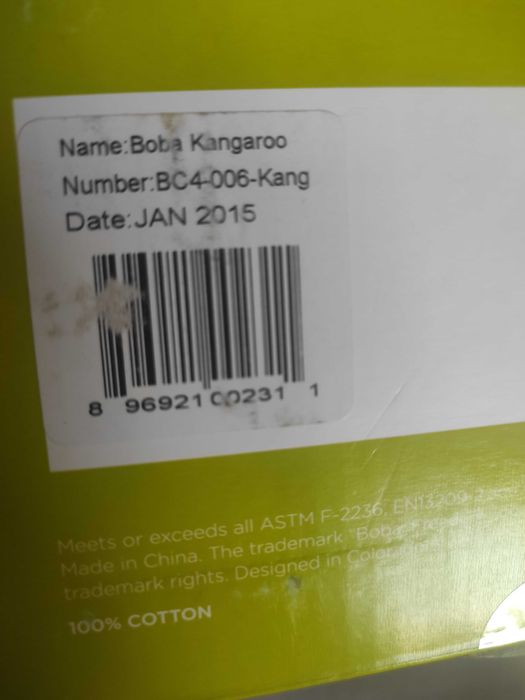 Porta bebés Boba 0-48 meses