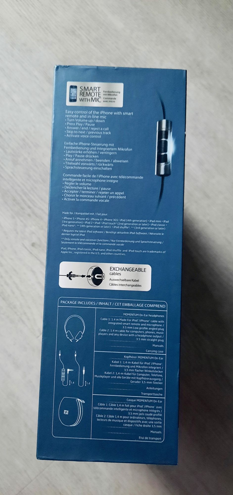 Nowe słuchawki Sennheiser MOMENTUM ON EAR Blue