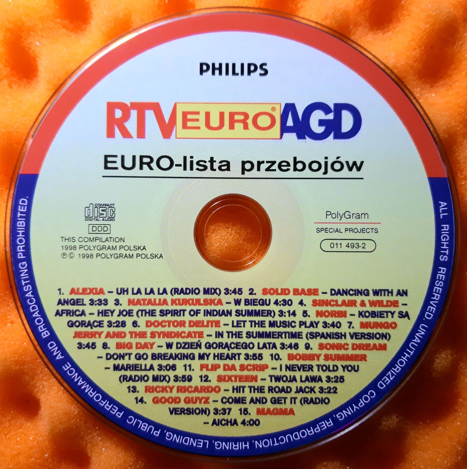 Euro-Lista Przebojów (CD, 1998)