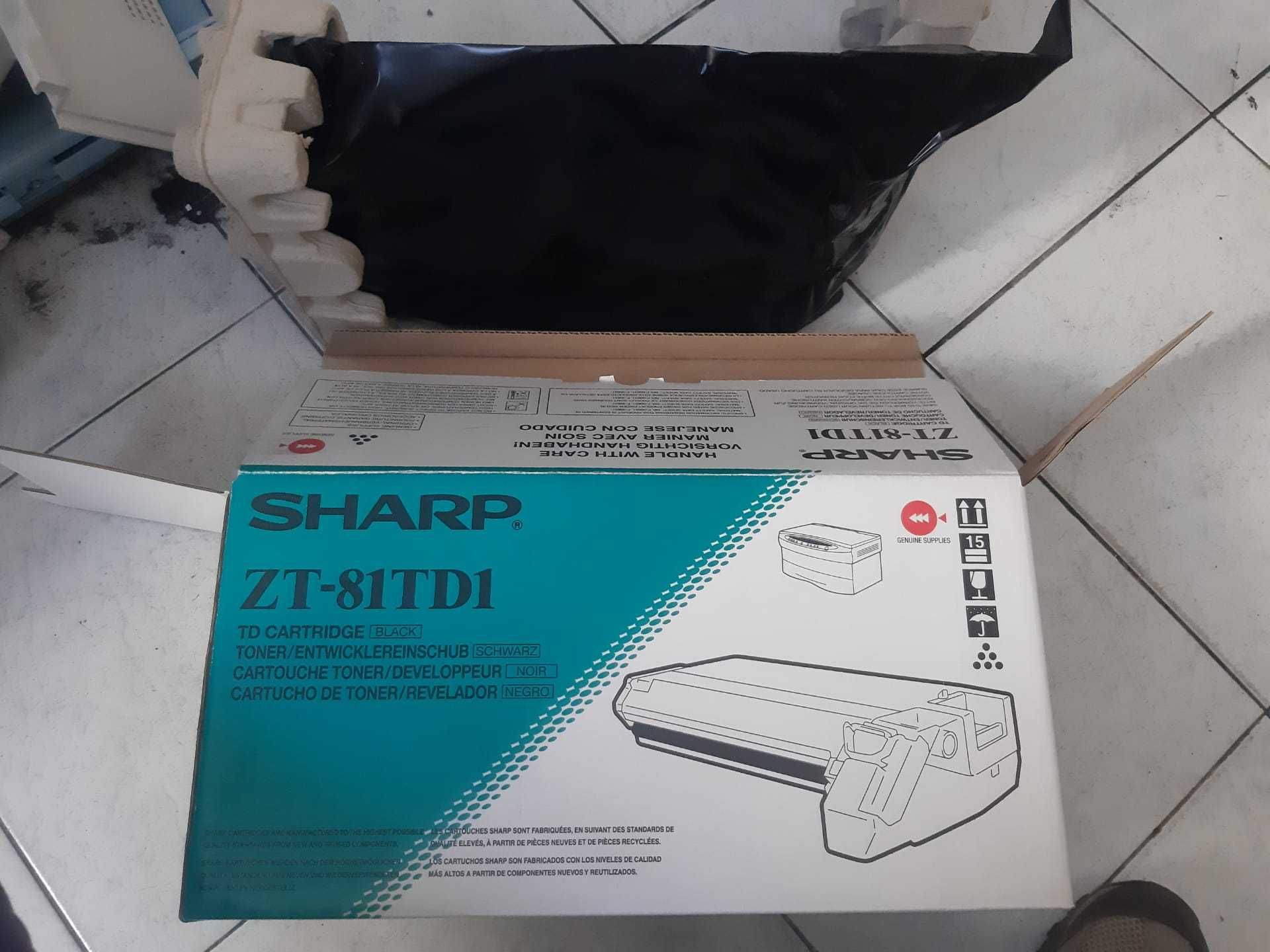 Toner Sharp ZT 81 TD1 | ZT 20 TD -  Novo na caixa