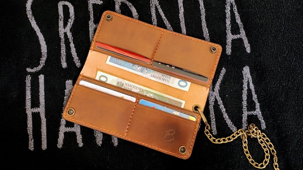 Borubar Skóroszyj - Kapitan Bomba - portfel skórzany / long wallet