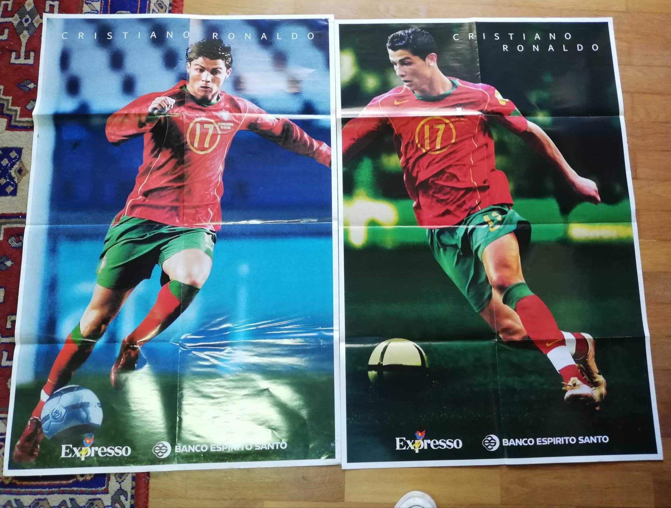 2 Posters Cristiano Ronaldo:  (100 x 60) cm