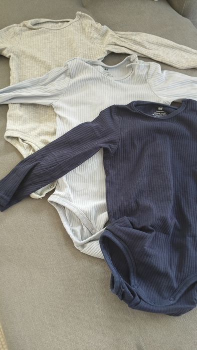 Body prążkowane z długim rękawem H&M roz. 98 stan idelany