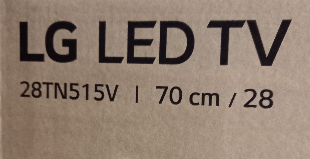TV LG 28" TN515v