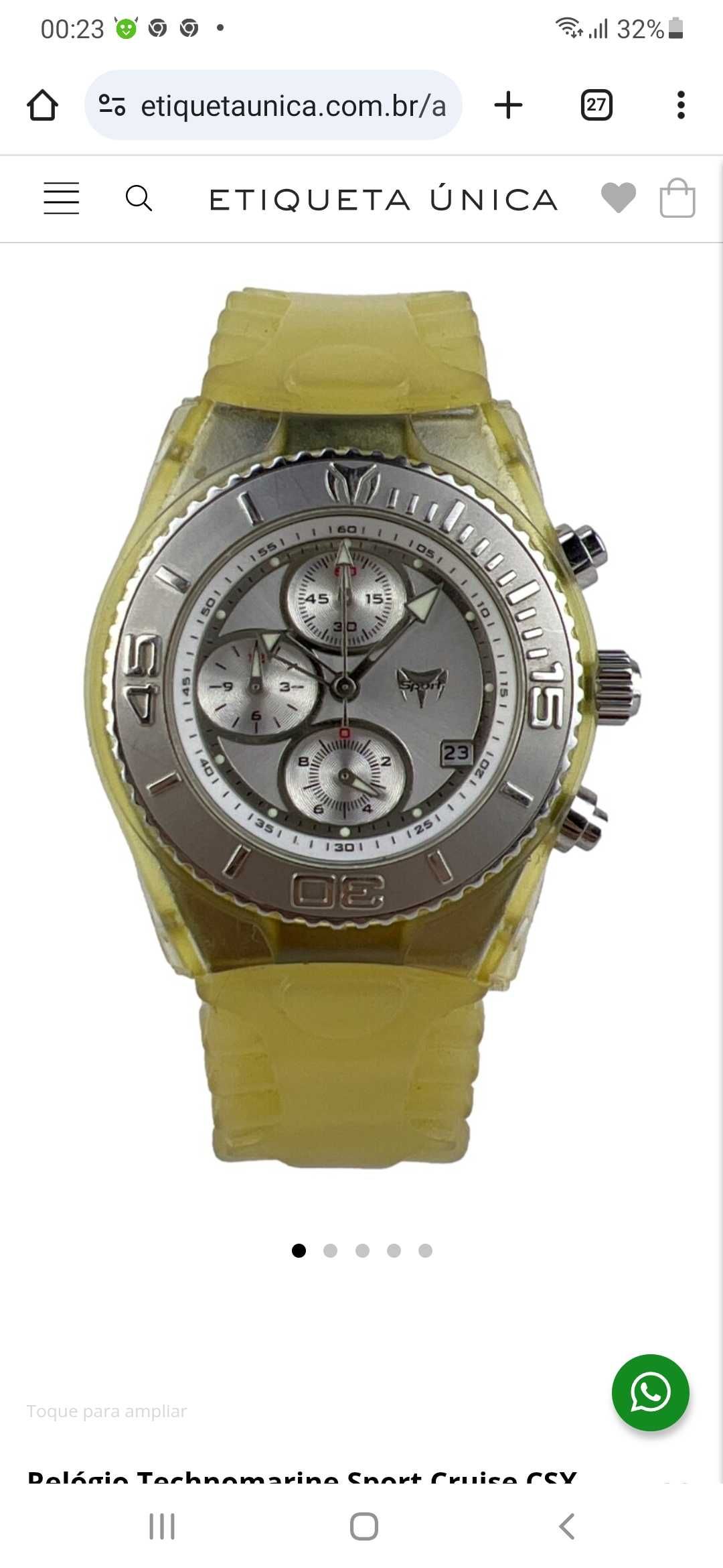 Relogio TechnoMarine