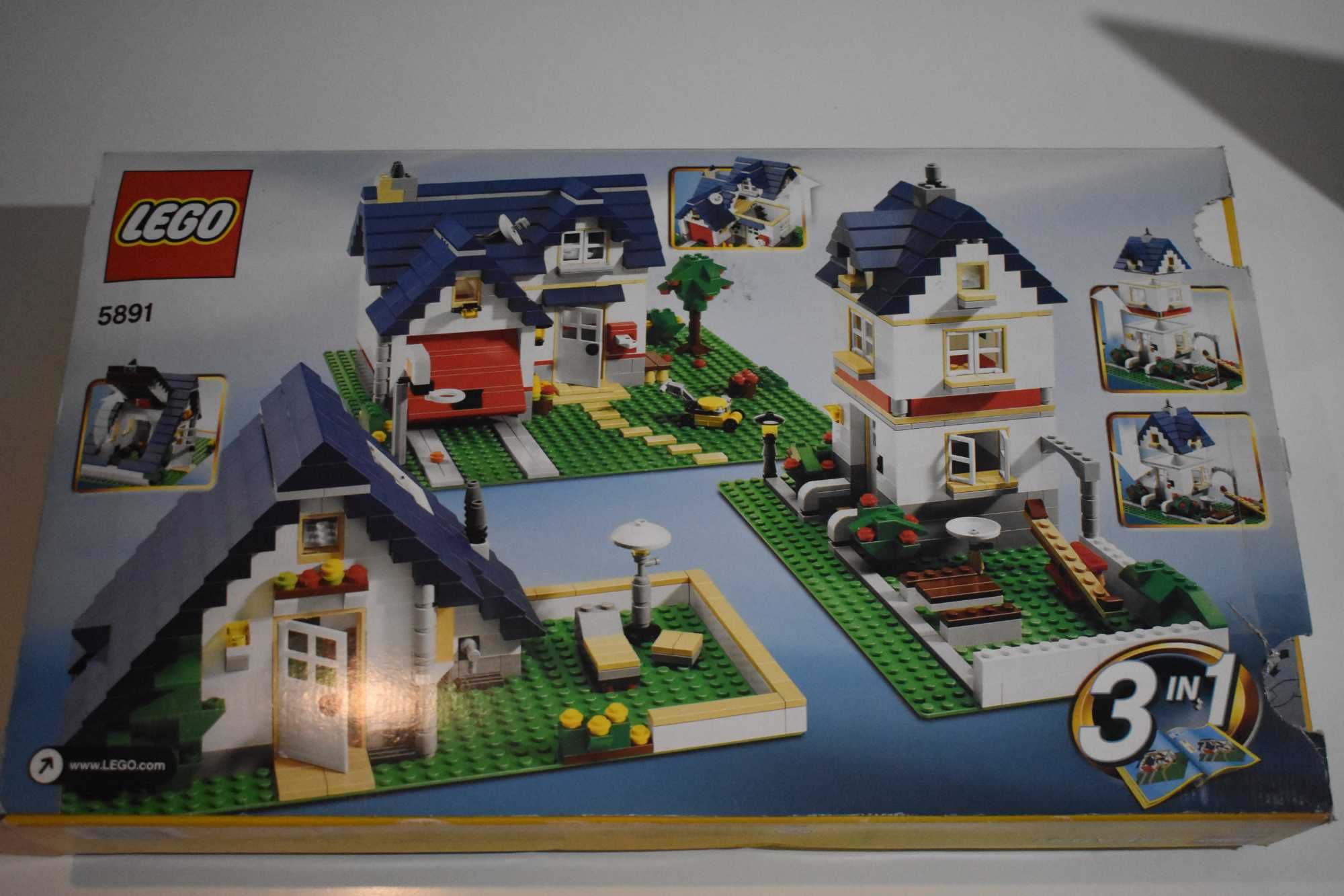 3 Casas em 1 Lego Creator 5891