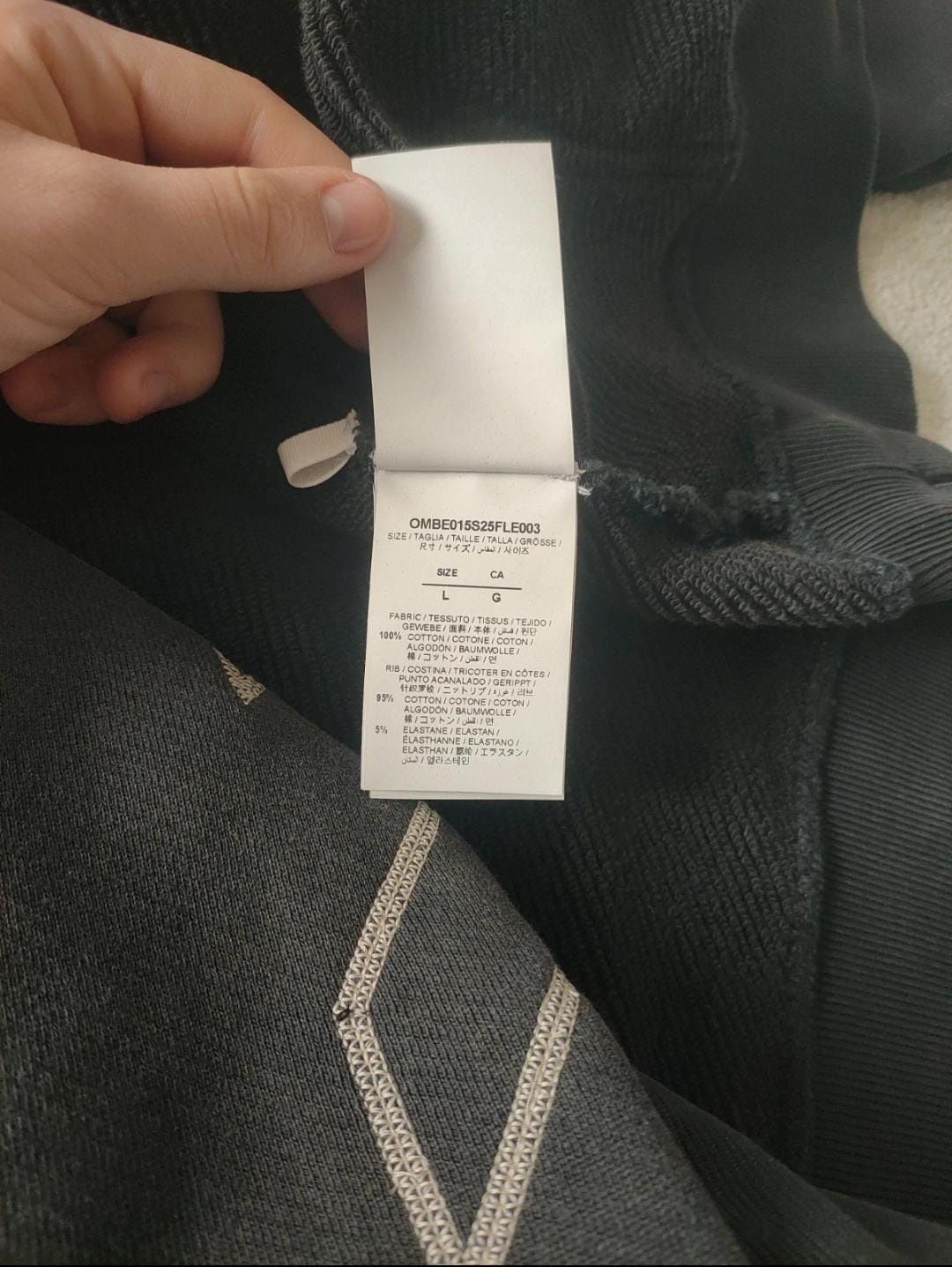 Casaco Zip-Up "Martyrdo" Off-white/ Virgil Abloh